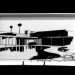 Twin Palms Frank Sinatra Estate 1947. Porcelain Tray. Architects: Stewart Williams. Food and dishwasher safe.