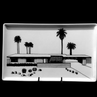 Sunmore Estates 1957 Porcelain Tray Architects Palmer & Krisel Food and dishwasher safe.