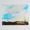 Hollywood Sign. The iconic Hollywood sign as you've never seen it. Printed with metallic ink, casting a shimmer like no other. 16" x 20" Matted.