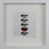 Perfect Kiss The Perfect Kiss Framed Original Art Metalic Ink on Paper