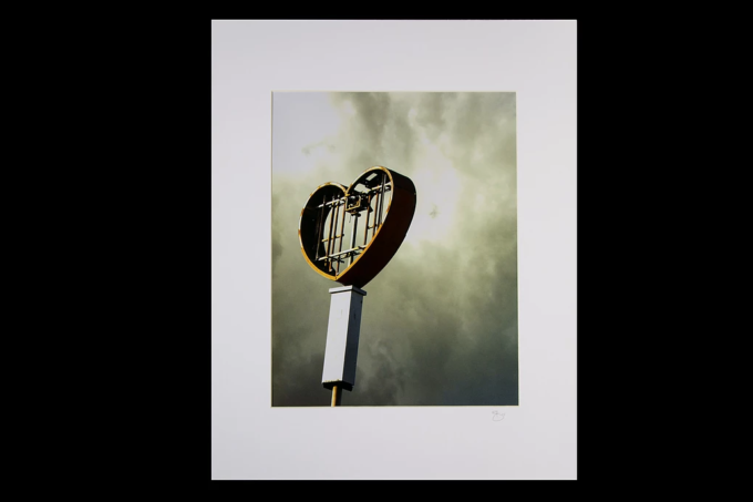 loves-bbq Love's BBQ. Formerly a Love's BBQ Restaurant in Orange County, CA. Haunting photo printed with metallic ink, casting a unique, shimmering quality to the image.