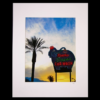 Pink-elephant Rancho Car Wash - Rancho Mirage, CA. Rancho "Pink Elephant" super Car Wash. A perfect view of an iconic desert sign, printed with metallic ink. Rancho Mirage, CA. 16" x 20" Matted.