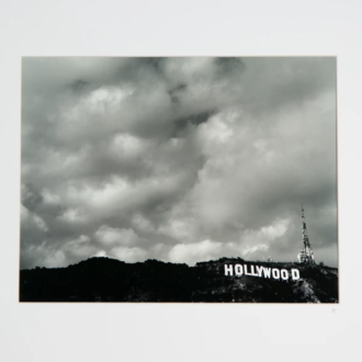 Hollywood Sign, B&W