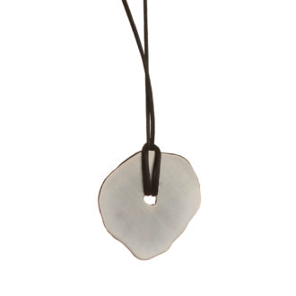 Rocks Collection. Matte pewter in a shape inspired by the rock formations of Joshua Tree.