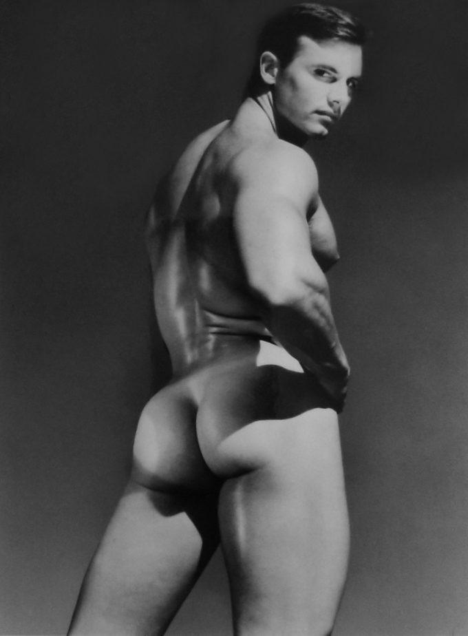 2 Vintage Photo printed with metallic ink, creating an almost 3-D effect. Pornography from the 1970s.