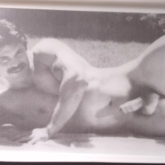 Porcelain Tray Vintage Pornography from the 70s.