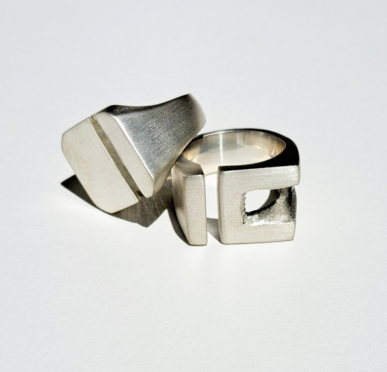 RING - Brutalist #2 Sterling Silver - Michael Weems Collection