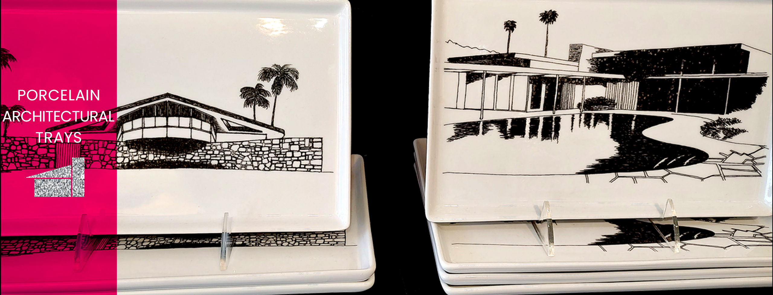 Architectural Porcelain Trays